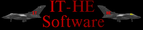 The IT-HE Software logo, two GR-4 Tornados