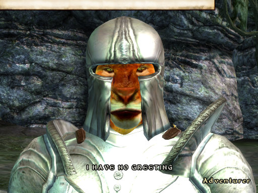 I HAVE NO GREETING